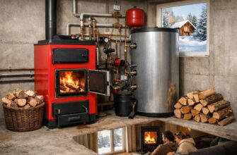 Твердотопливное отопление в Звенигороде