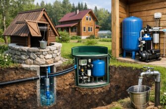 Автономное водоснабжение из колодца в Звенигороде