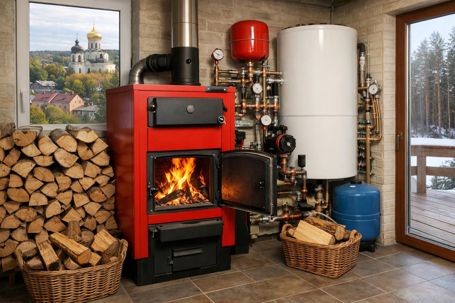 Почему автономное отопление дровяным котлом — выгодный выбор для домов в Звенигороде Почему автономное отопление дровяным котлом — выгодный выбор для домов в Звенигороде