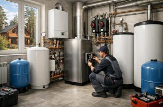 Отопление коттеджа в Звенигороде