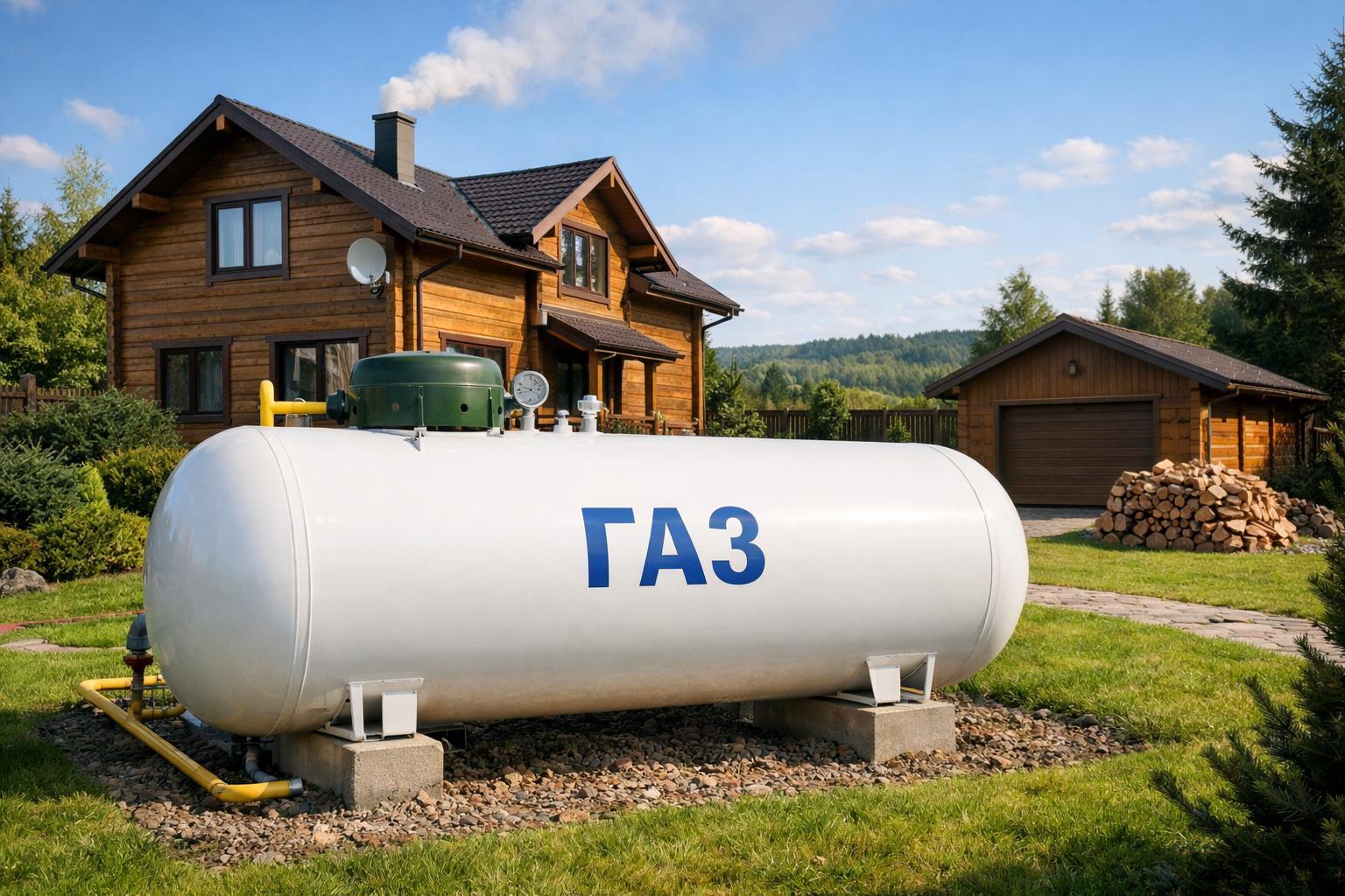 Почему газгольдер — оптимальное автономное отопление для частного дома в Звенигороде