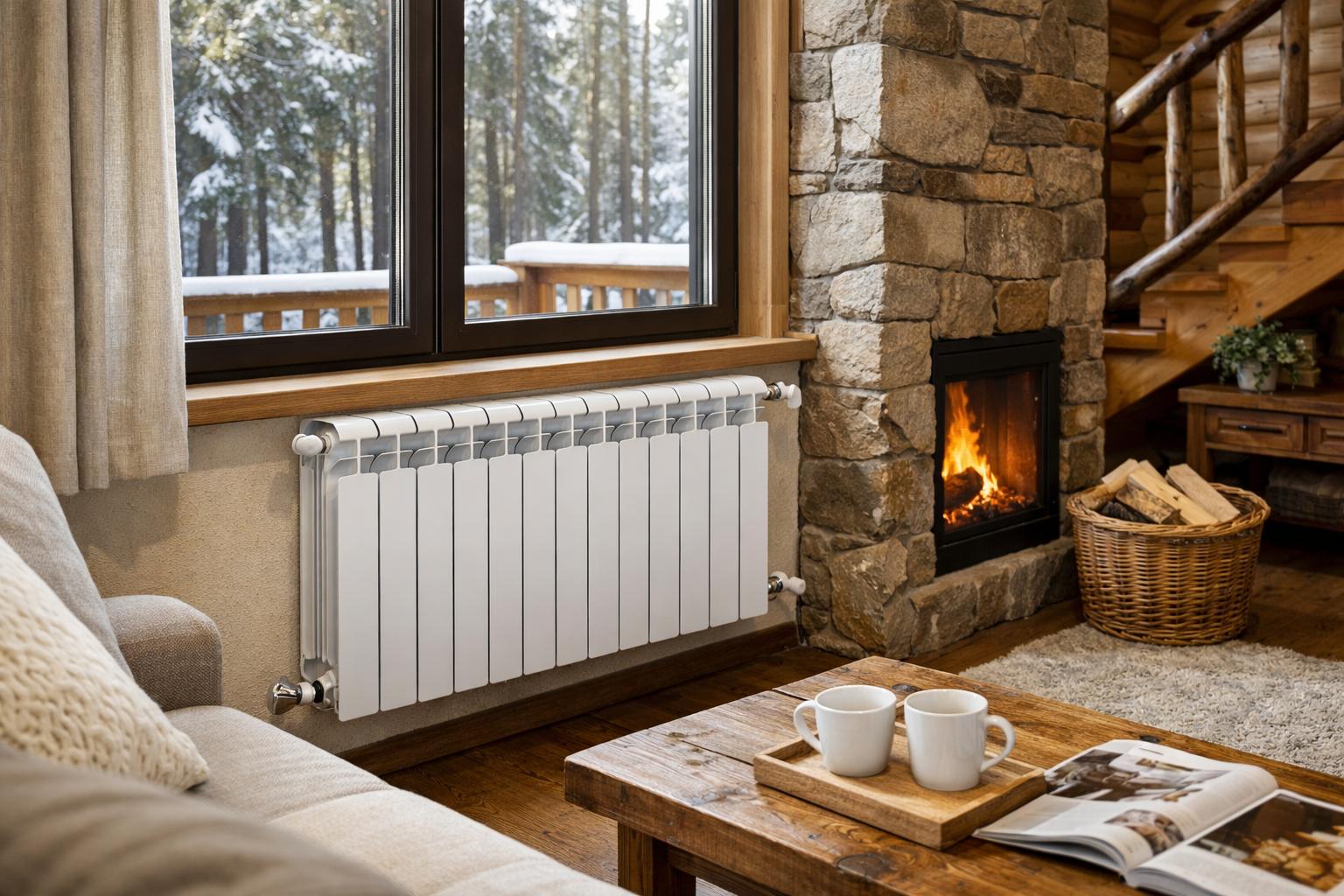 Почему алюминиевые радиаторы — оптимальное отопление для коттеджа в Звенигороде