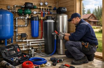 Монтаж водоснабжения загородного дома в Звенигороде