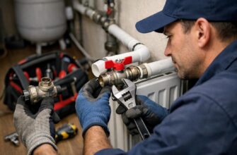 Замена кранов отопления в частном доме в Звенигороде