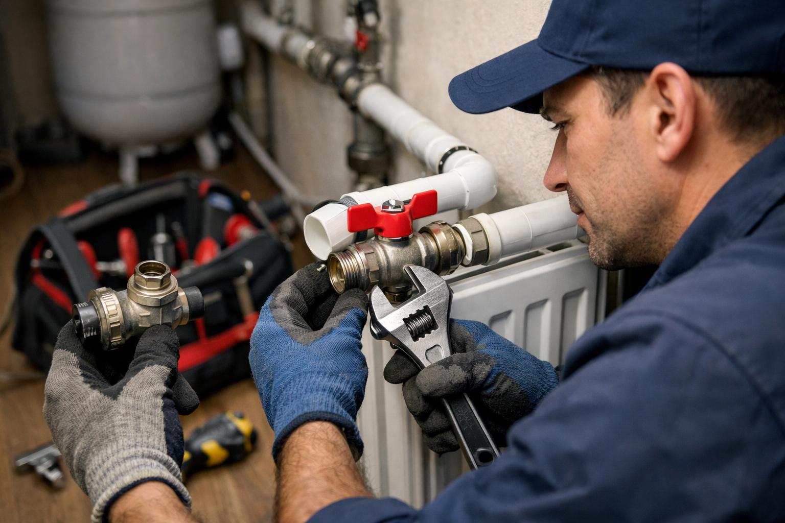 Быстрая замена кранов отопления в частном доме в Звенигороде — выезд в день обращения!