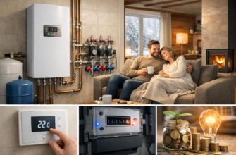 Отопление частного дома в Звенигороде