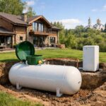Отопление частного дома в Звенигороде: преимущества газгольдера