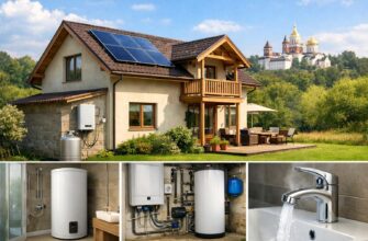 Звенигород: как организовать автономное горячее водоснабжение частного дома