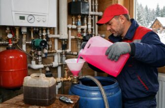 Звенигород: замена антифриза в системе водяного отопления