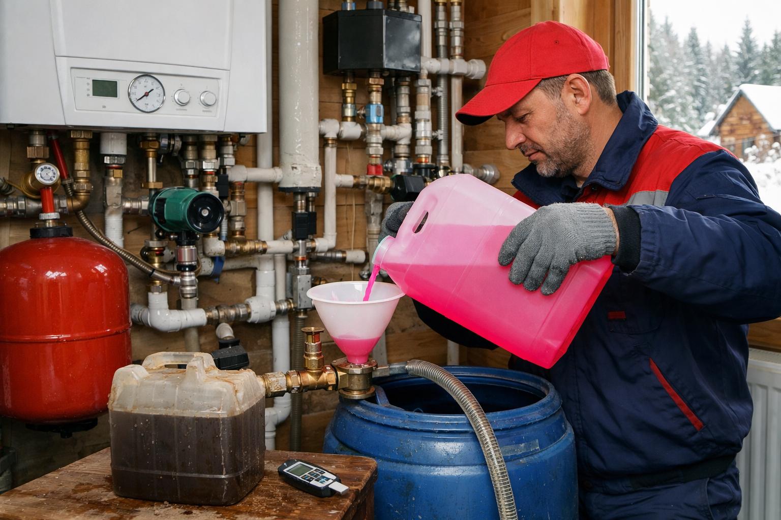 Когда менять антифриз в системе водяного отопления: сроки, индикаторы и сезонные факторы