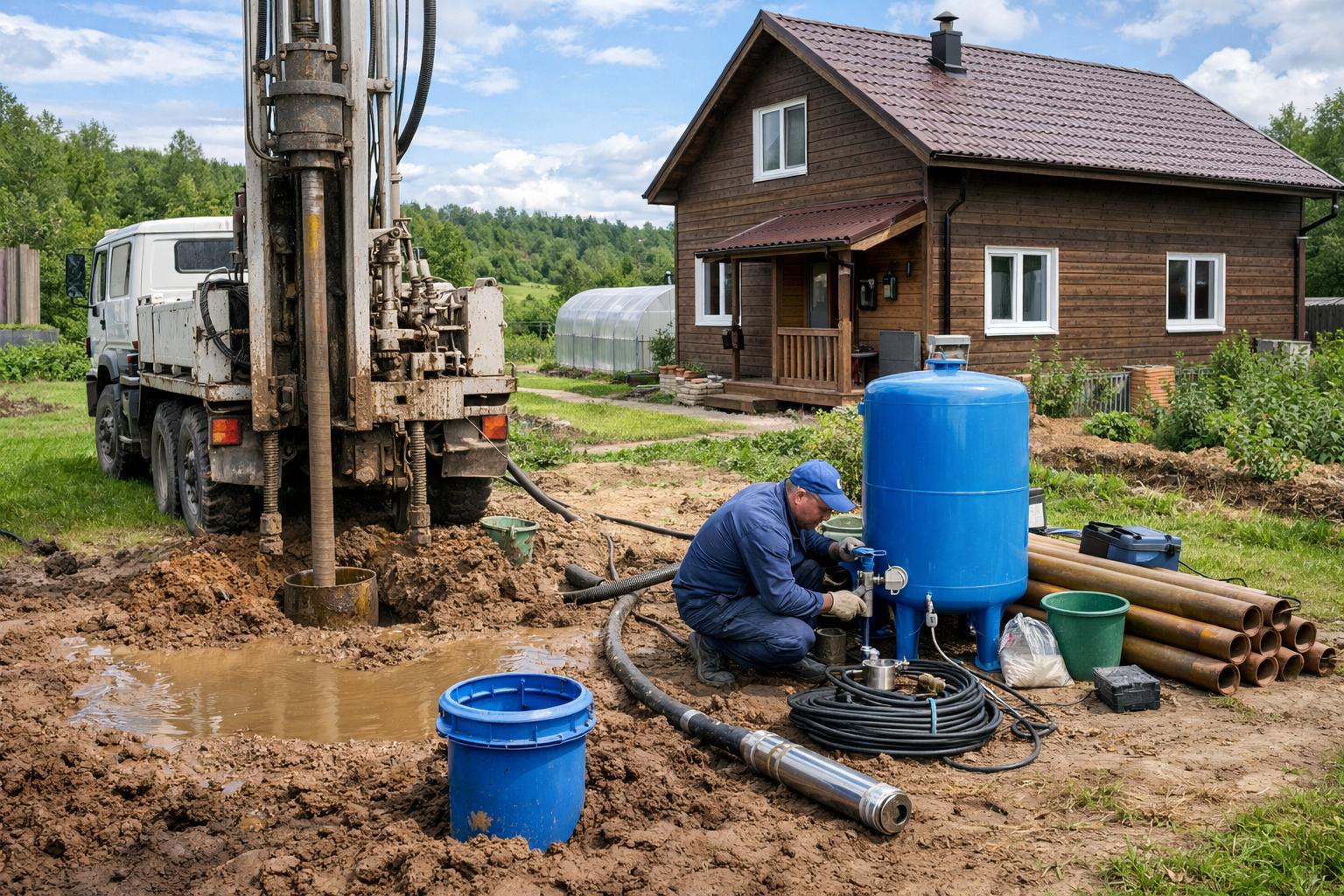 Звенигород Установка автономного водоснабжения — надежный источник воды для вашего дома