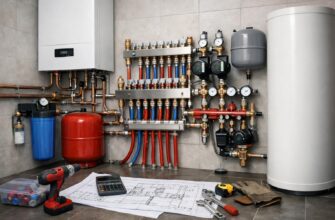 Водяное отопление в Звенигороде: сборка котельной для частного дома