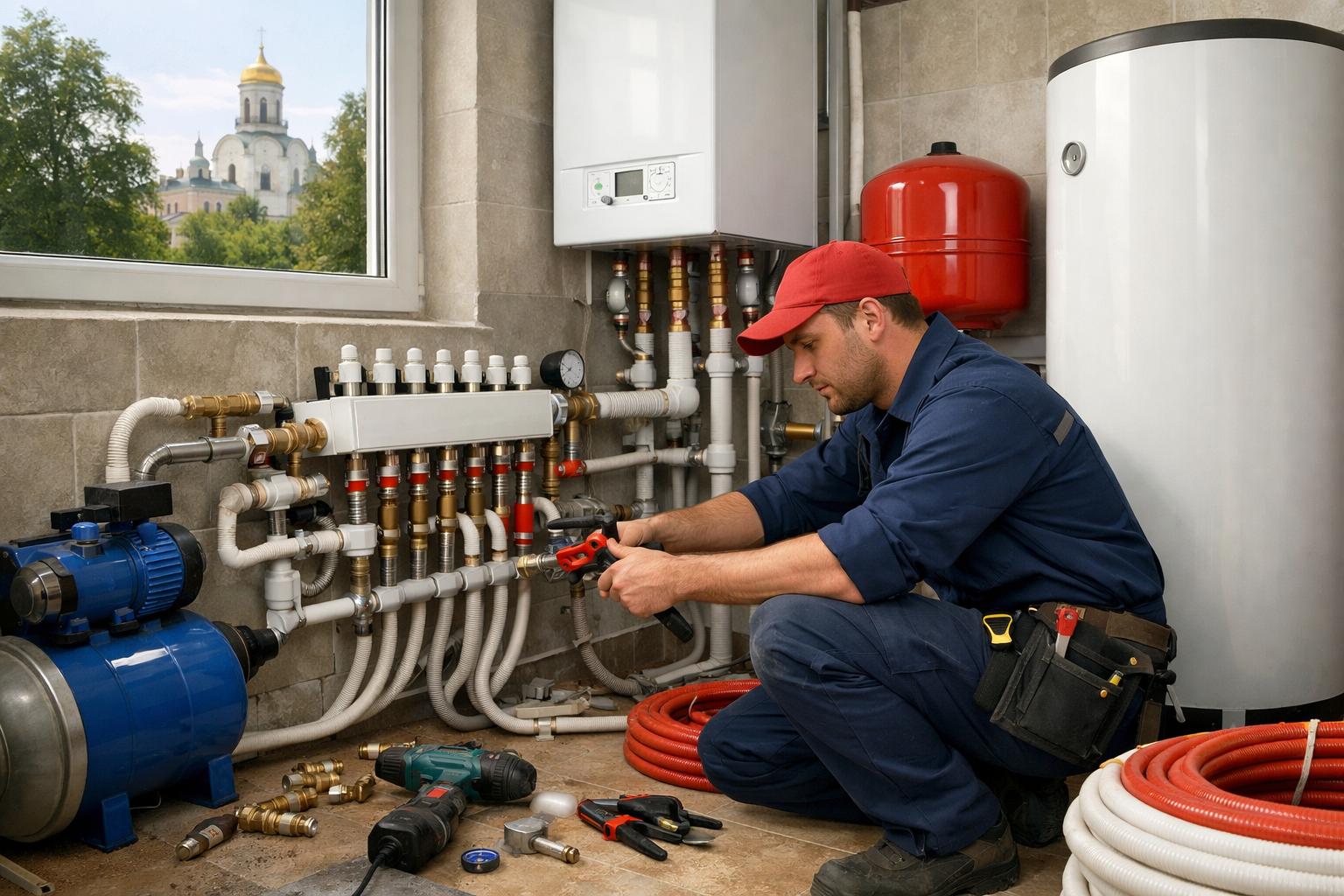 Профессиональная установка отопления в Звенигороде — «Звенигород - системы отопления водоснабжения 8 495 744 67 74»