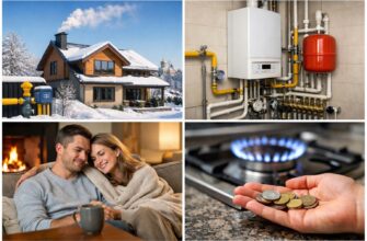 Газовое отопление частного дома в Звенигороде