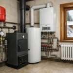 Гравитационное водяное отопление частного дома в Звенигороде