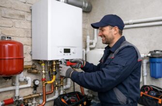 Монтаж котла в Звенигороде