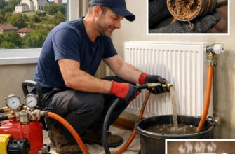 Промывка радиатора отопления частного дома в Звенигороде