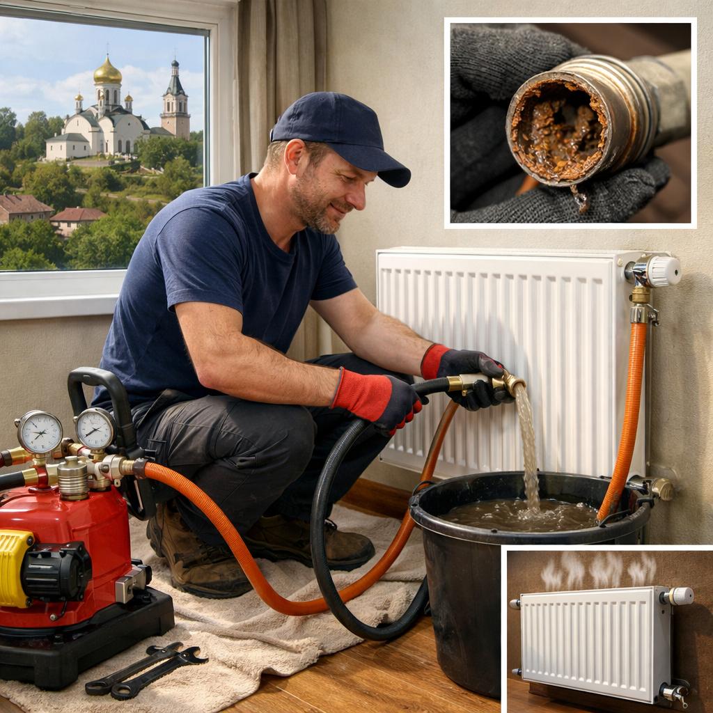 Звенигород Промывка радиатора частного дома: когда нужна и преимущества