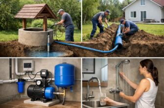 Водоснабжение коттеджа в Звенигороде