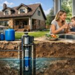 Водоснабжение коттеджа от скважины в Звенигороде