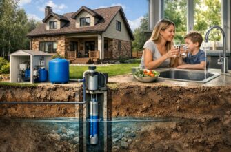 Водоснабжение коттеджа от скважины в Звенигороде