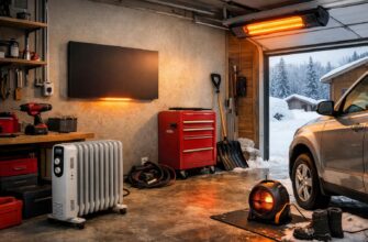 Электрическое отопление гаража в Звенигороде