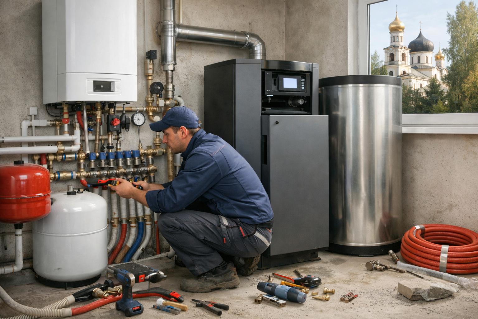 Комплексный монтаж автономного отопления под ключ — быстро и качественно