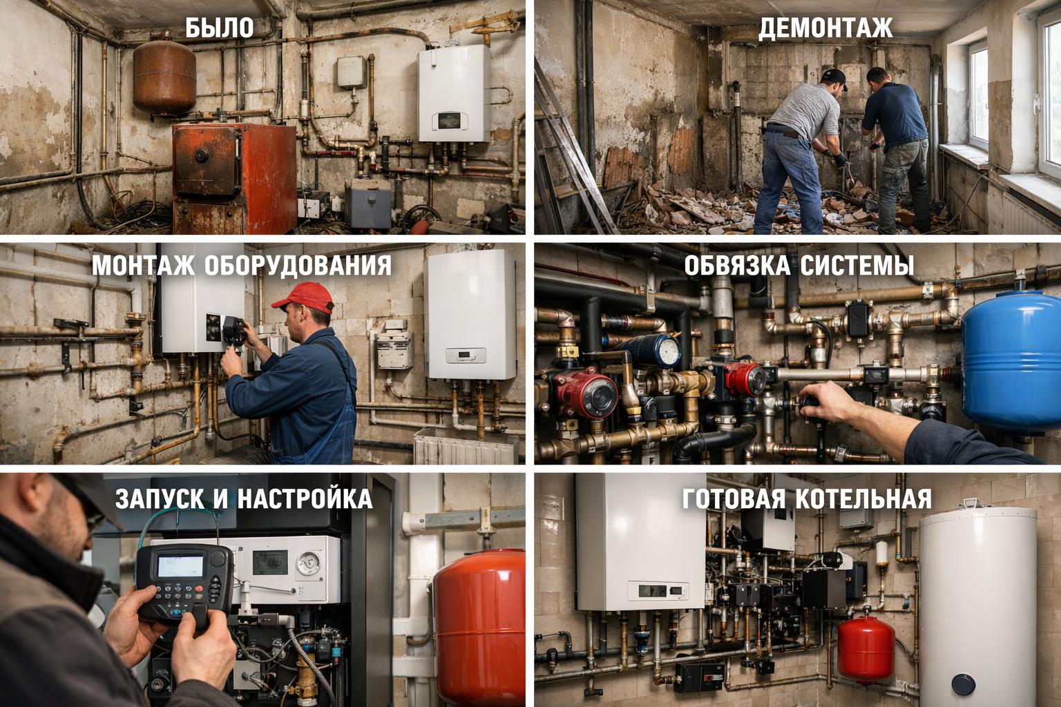 Комплексное переоборудование котельной частного дома в Звенигороде — под ключ от компании Комплексное переоборудование котельной частного дома в Звенигороде — под ключ от компании