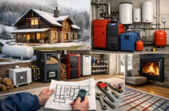 Частное отопление в коттеджах Звенигорода