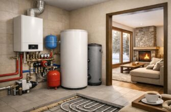 Автономное водяное отопление для коттеджа в Звенигороде