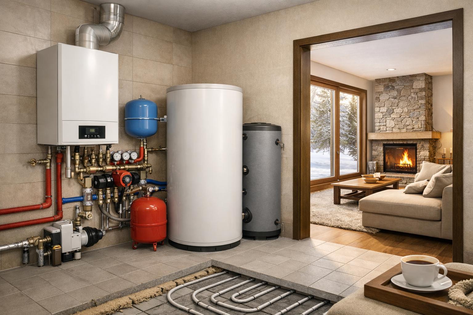 Комфорт и экономия с автономным водяным отоплением для коттеджа в Звенигороде Комфорт и экономия с автономным водяным отоплением для коттеджа в Звенигороде