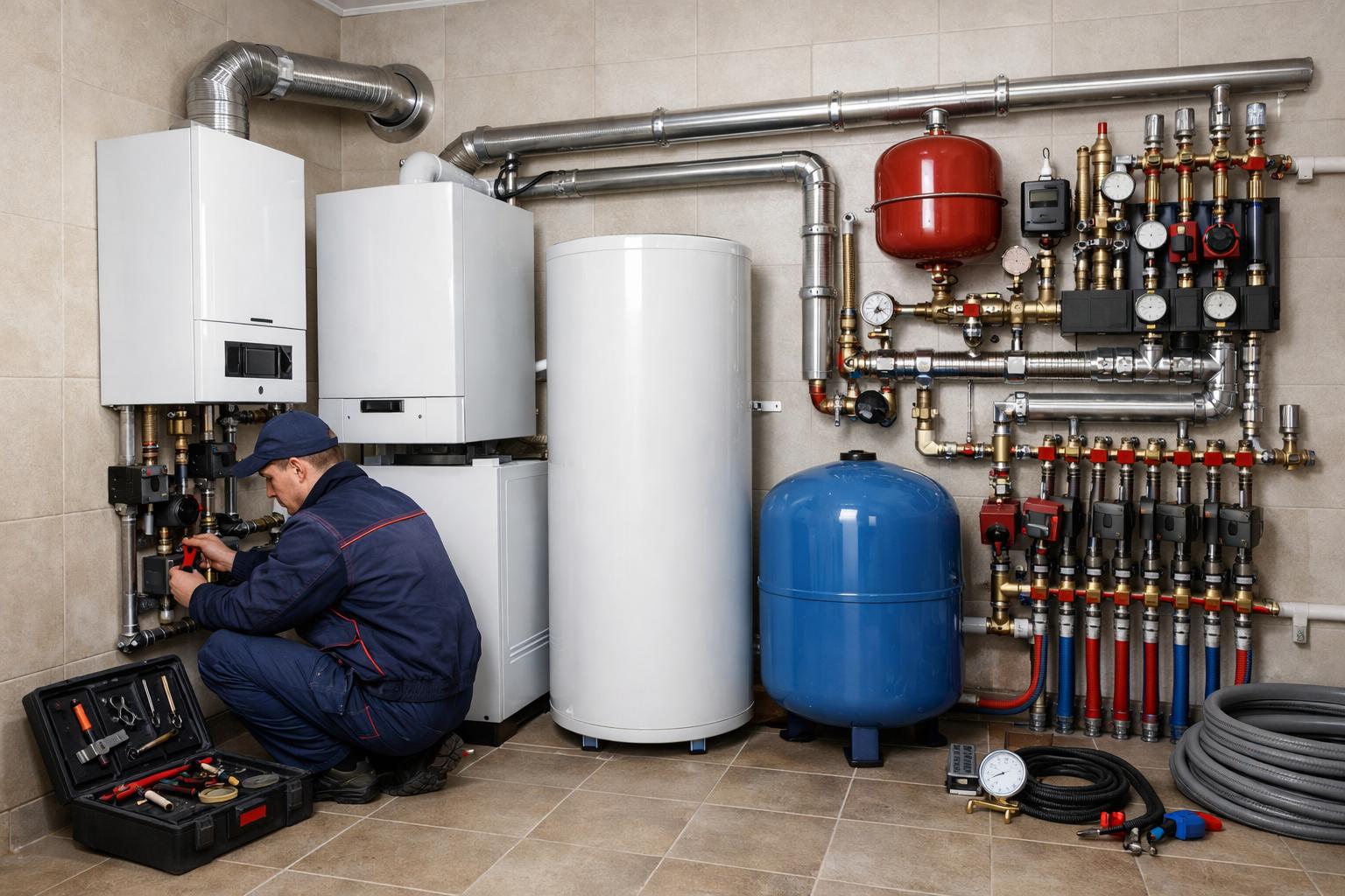 Комплексный монтаж котельного оборудования в Звенигороде от «Звенигород — системы отопления водоснабжения 8 495 744 67 74»