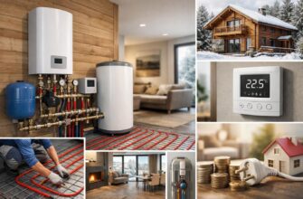 Звенигород: электрическое водяное отопление дома