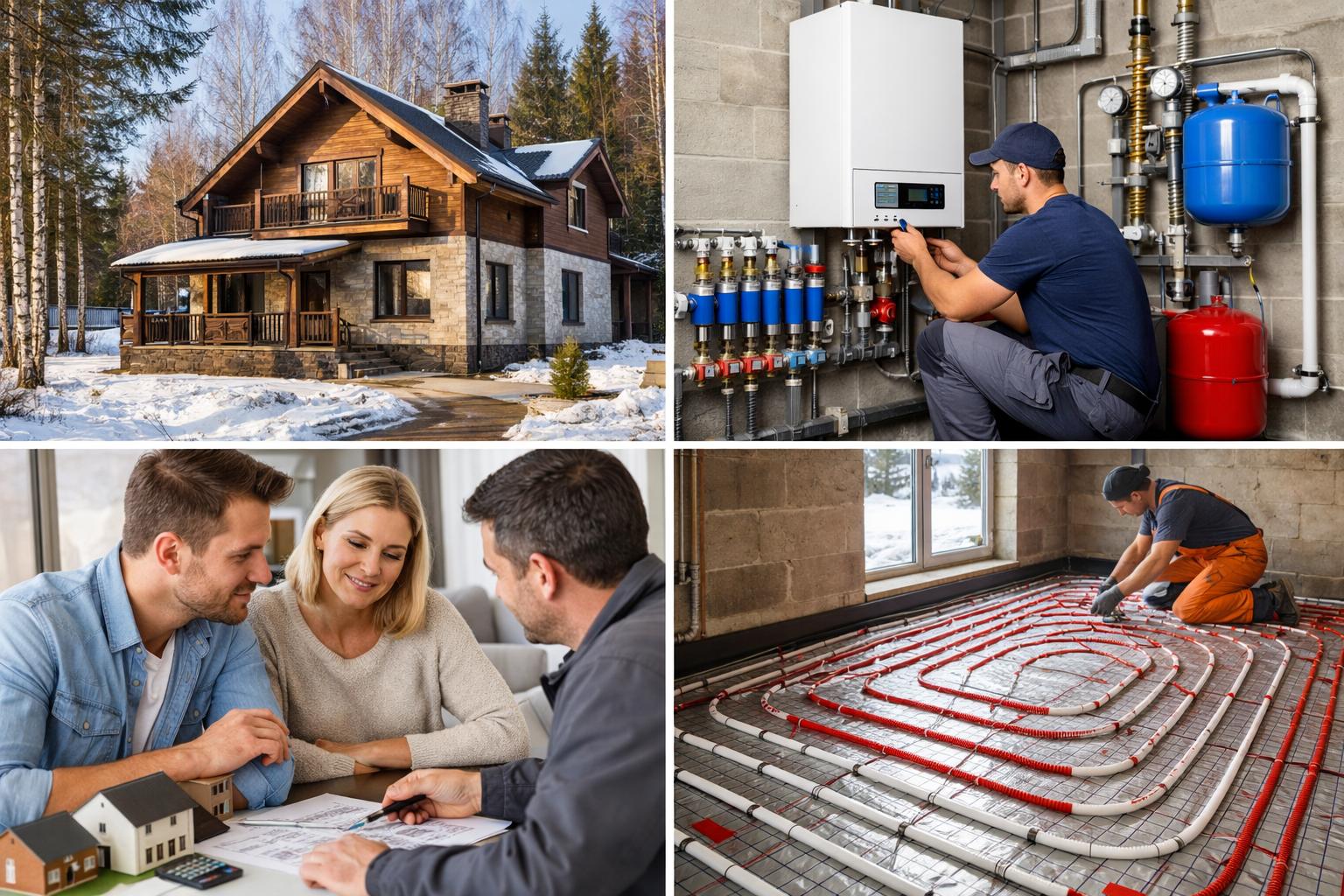 Характеристика коттеджей в Звенигороде: что влияет на выбор системы отопления