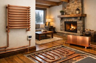 Медное отопление в Звенигороде