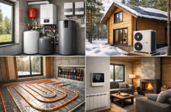 Современное отопление загородного дома в Звенигороде