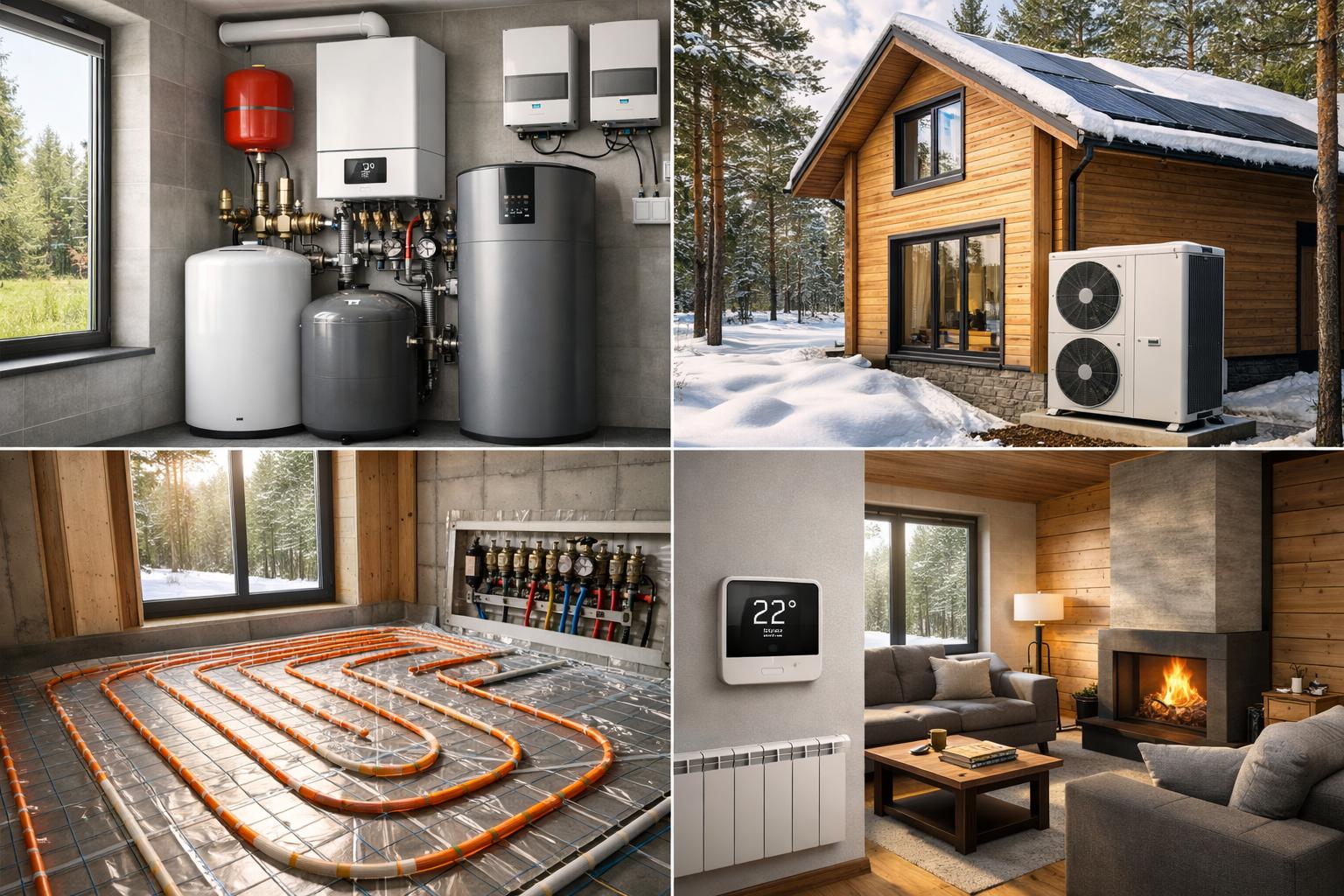 Современные решения отопления для загородных домов в Звенигороде — тепло и экономия Современные решения отопления для загородных домов в Звенигороде — тепло и экономия
