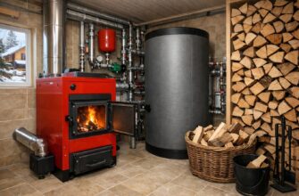 Дровяная котельная для частного дома в Звенигороде