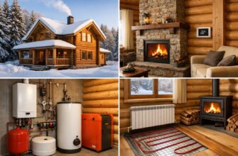 Отопление деревянного дома в Звенигороде