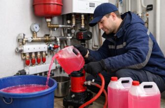 Обслуживание отопления в Звенигороде — замена антифриза