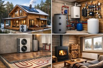 Отопление загородного дома в Звенигороде: современные системы
