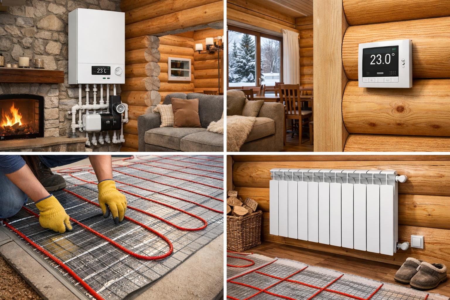 Звенигород Электрическое отопление дома из бруса — эффективные решения от «Звенигород - системы отопления водоснабжения 8 495 744 67 74»