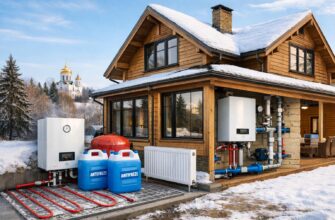 Звенигород: электрическое отопление на антифризе