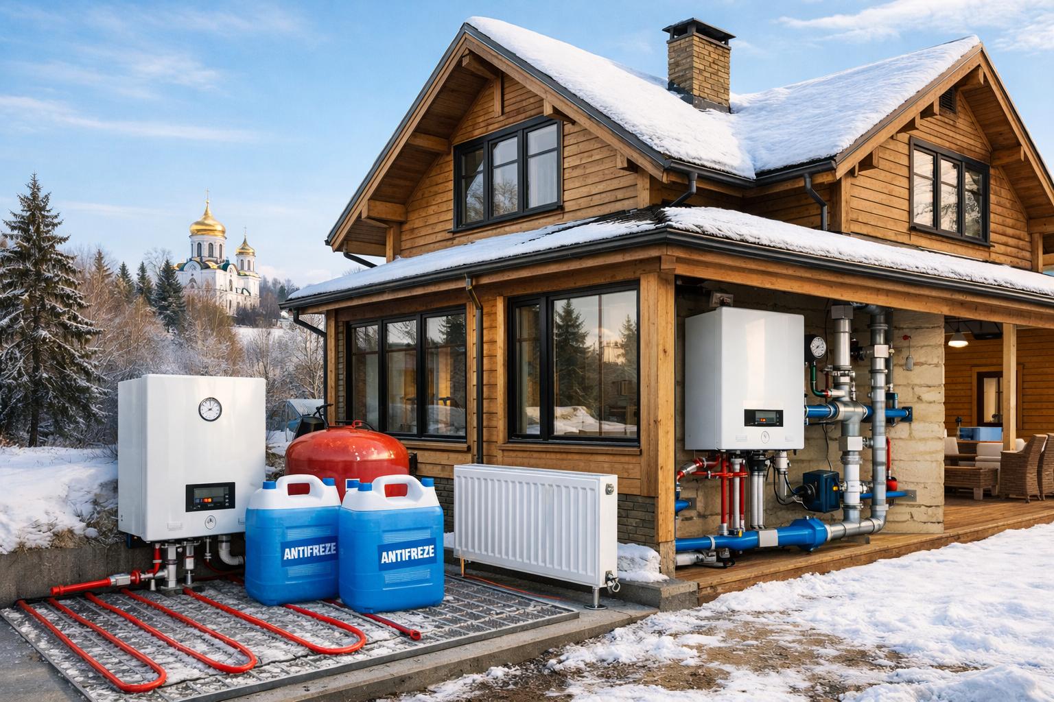 Звенигород Электрическое отопление на антифризе — надёжное решение для частного дома