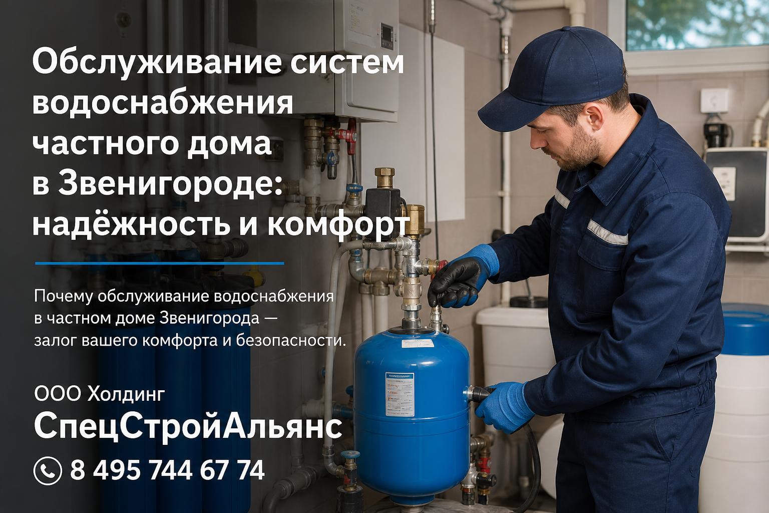 Почему обслуживание водоснабжения в частном доме Звенигорода — залог вашего комфорта и безопасности Почему обслуживание водоснабжения в частном доме Звенигорода — залог вашего комфорта и безопасности