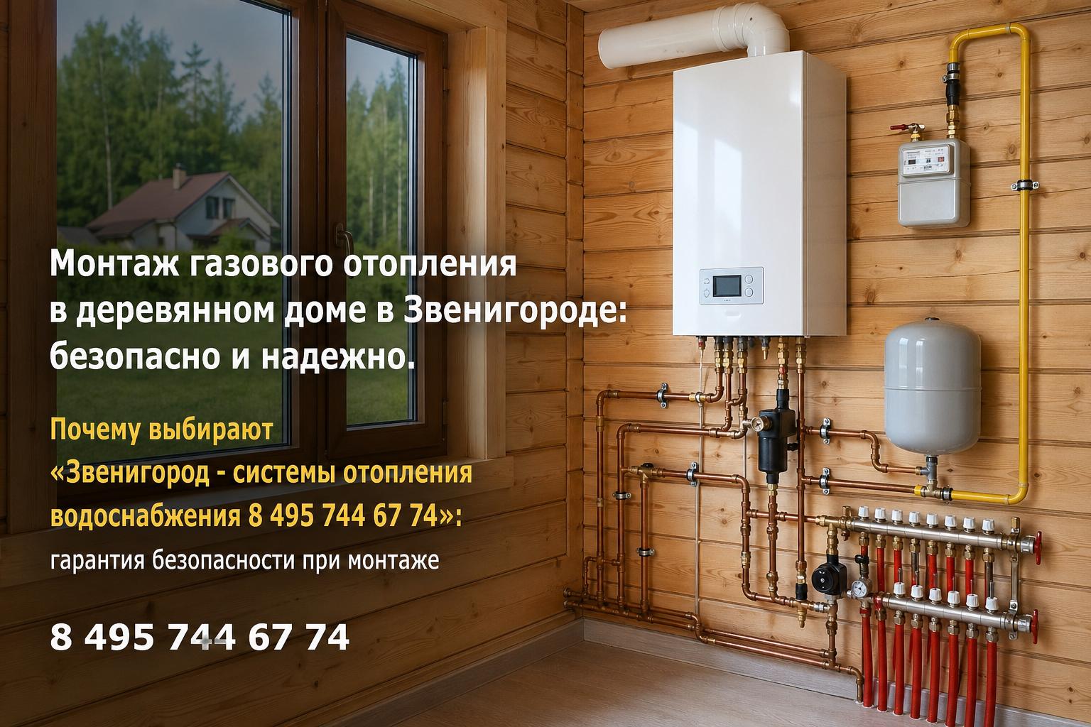 Почему выбирают «Звенигород - системы отопления водоснабжения 8 495 744 67 74»: гарантия безопасности при монтаже