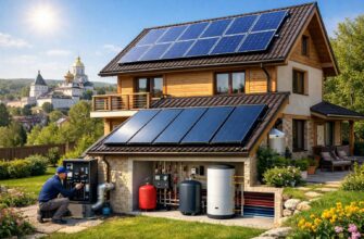 Звенигород: Солнечное отопление дома