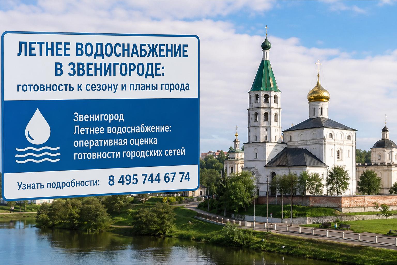 Звенигород Летнее водоснабжение: оперативная оценка готовности городских сетей