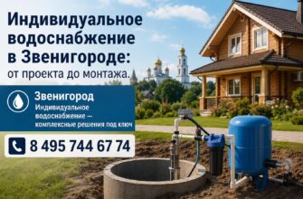 Индивидуальное водоснабжение в Звенигороде
