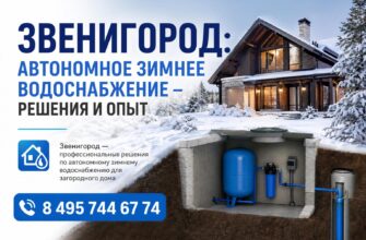 Звенигород: автономное зимнее водоснабжение